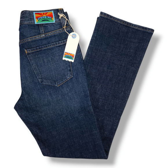 NWT Daily Blue Adriano Goldschmied Manya High Waisted Straight Leg Jeans Sz. 26 - Picture 2 of 15